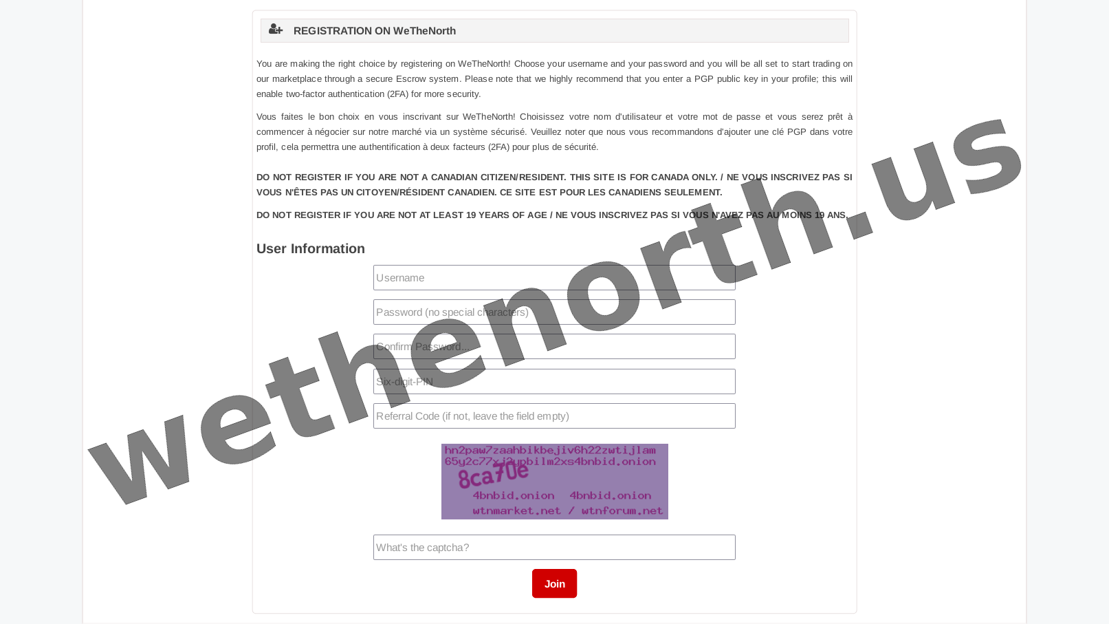 Account Registration Page